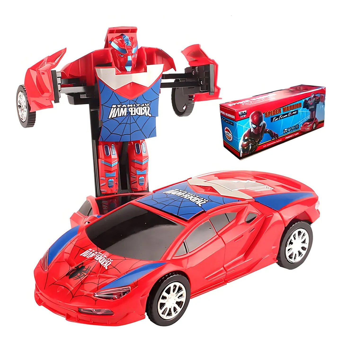 SPIDERMAN TRANSFORMIŠUĆI SVETLEĆI AUTO