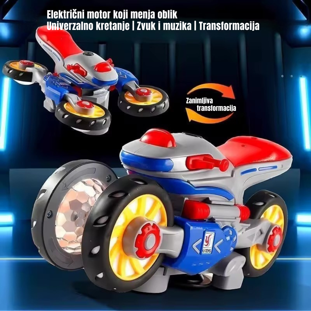 TRANSFORMIŠUĆI SVETLEĆI MOTOR 360°