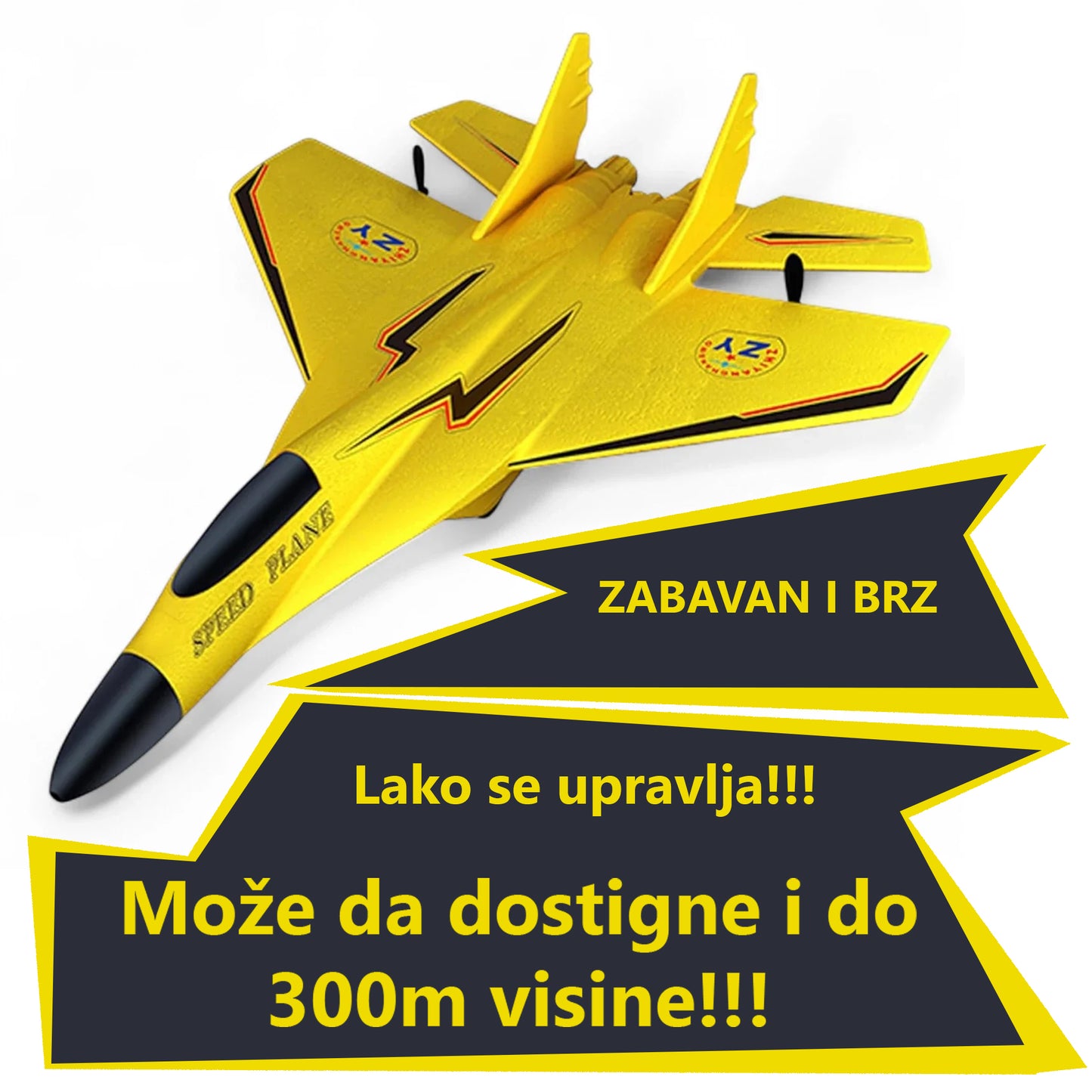 IGRAČKA AVION NA DALJINSKO UPRAVLJANJE