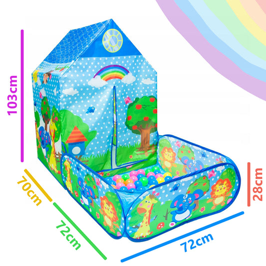 DEČIJI ŠATOR ZA IGRU SA LOPTICAMA