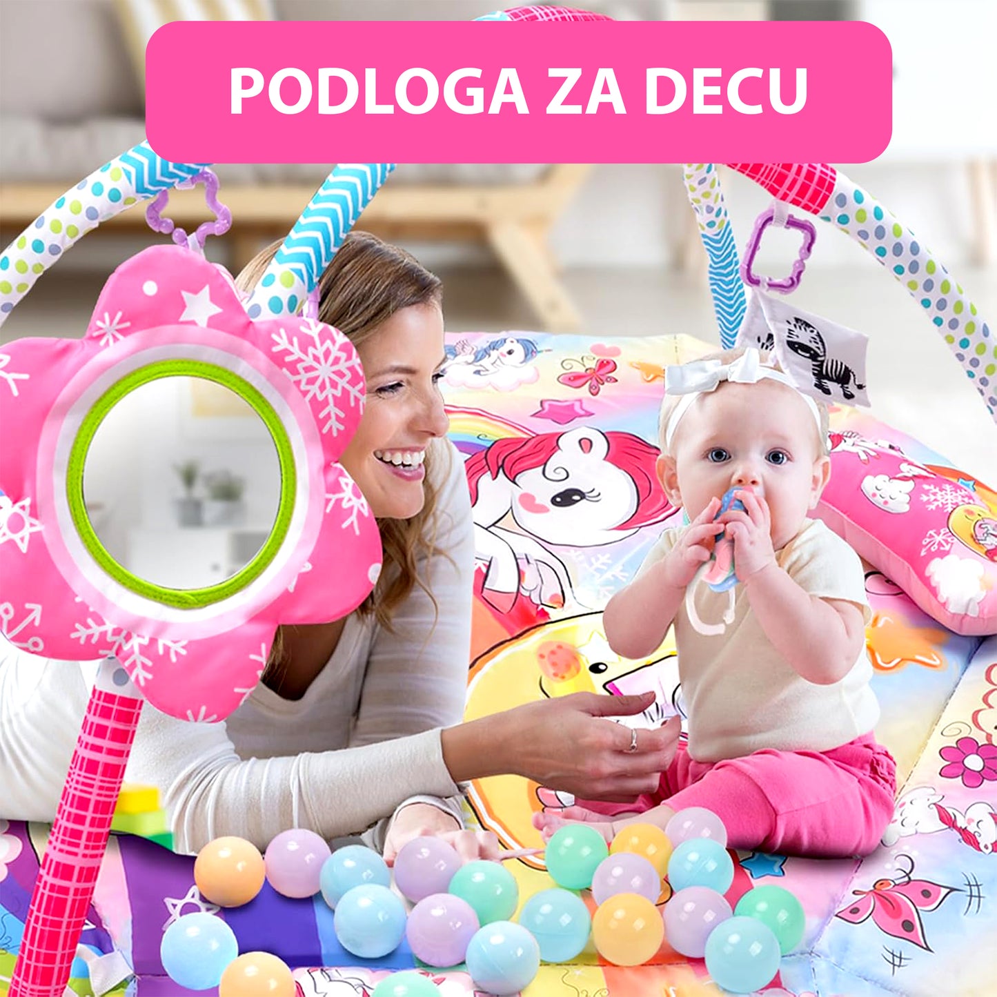 DEČIJA PODLOGA SA IGRAČKAMA