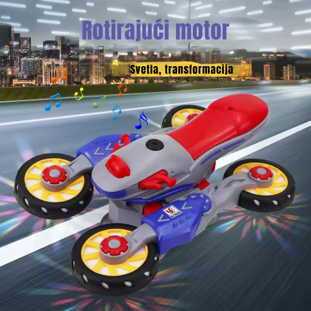 TRANSFORMIŠUĆI SVETLEĆI MOTOR 360°