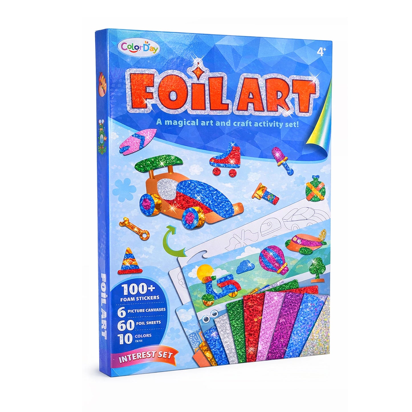 KREATIVNI SET SA ŠARENIM FOLIJAMA