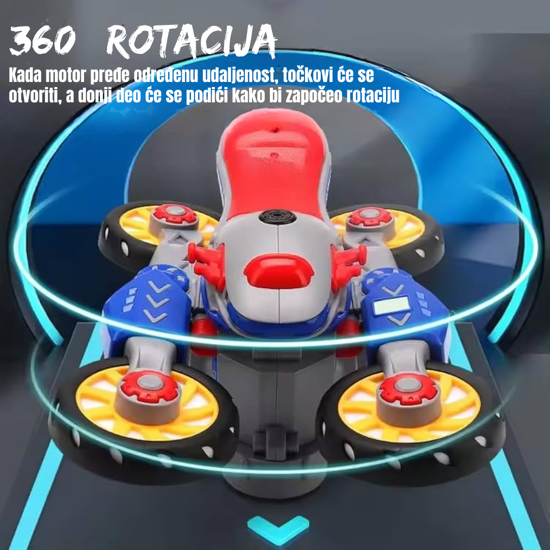 TRANSFORMIŠUĆI SVETLEĆI MOTOR 360°