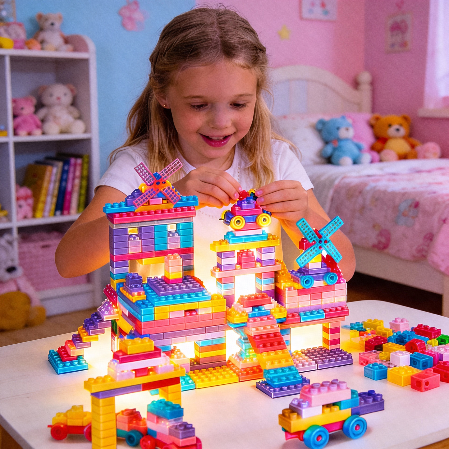 SET ŠARENIH KOCKICA (600 DELOVA)