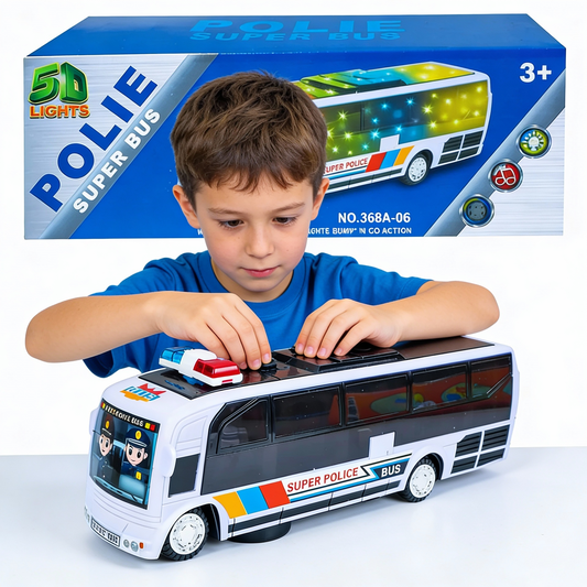 MUZIČKI SVETLEĆI POLICIJSKI AUTOBUS