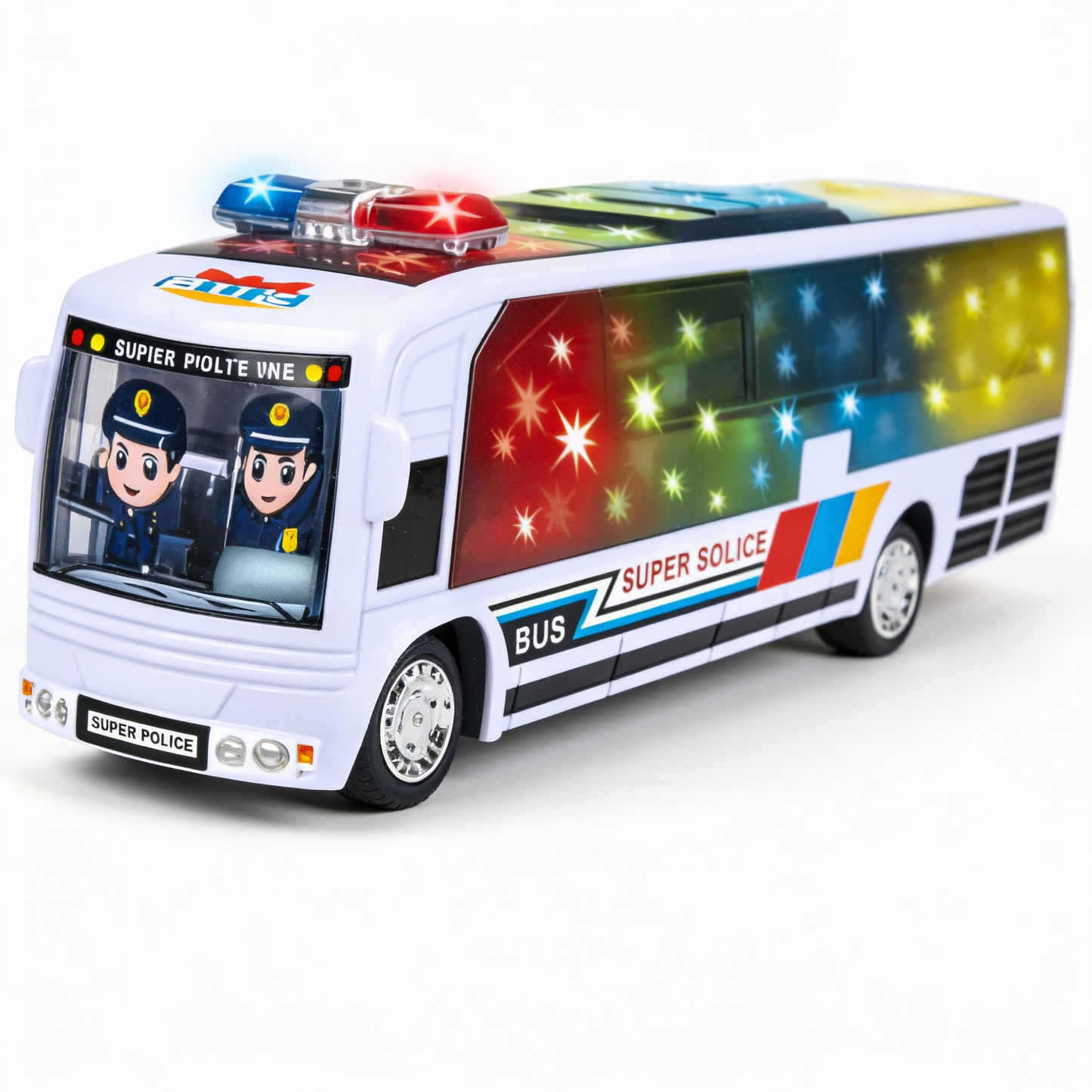 MUZIČKI SVETLEĆI POLICIJSKI AUTOBUS