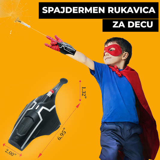 SPAJDERMEN RUKAVICA KOJA ISPALJUJE "MREŽU"
